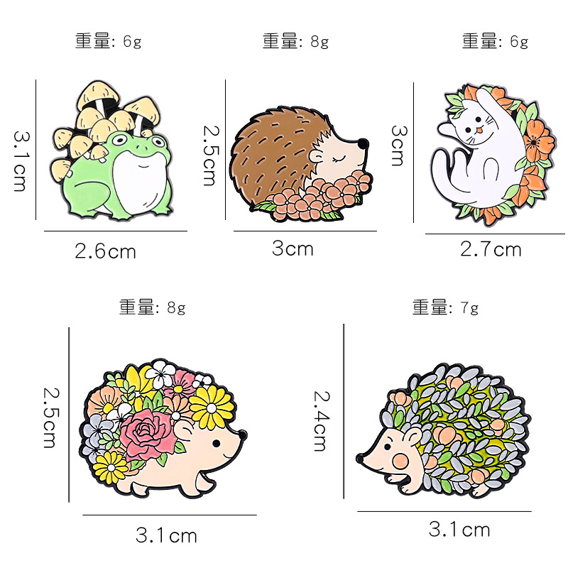 Creative Plants Flowers Animal - Flower Frog Pin recensione e prezzo