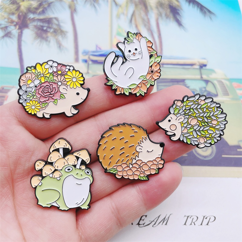 Creative Plants Flowers Animal - Flower Frog Pin recensione e prezzo