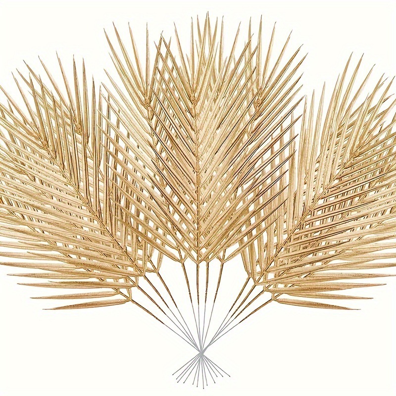 5pcs Golden Artificial Palm Le - Florist Supply Vases recensione e prezzo