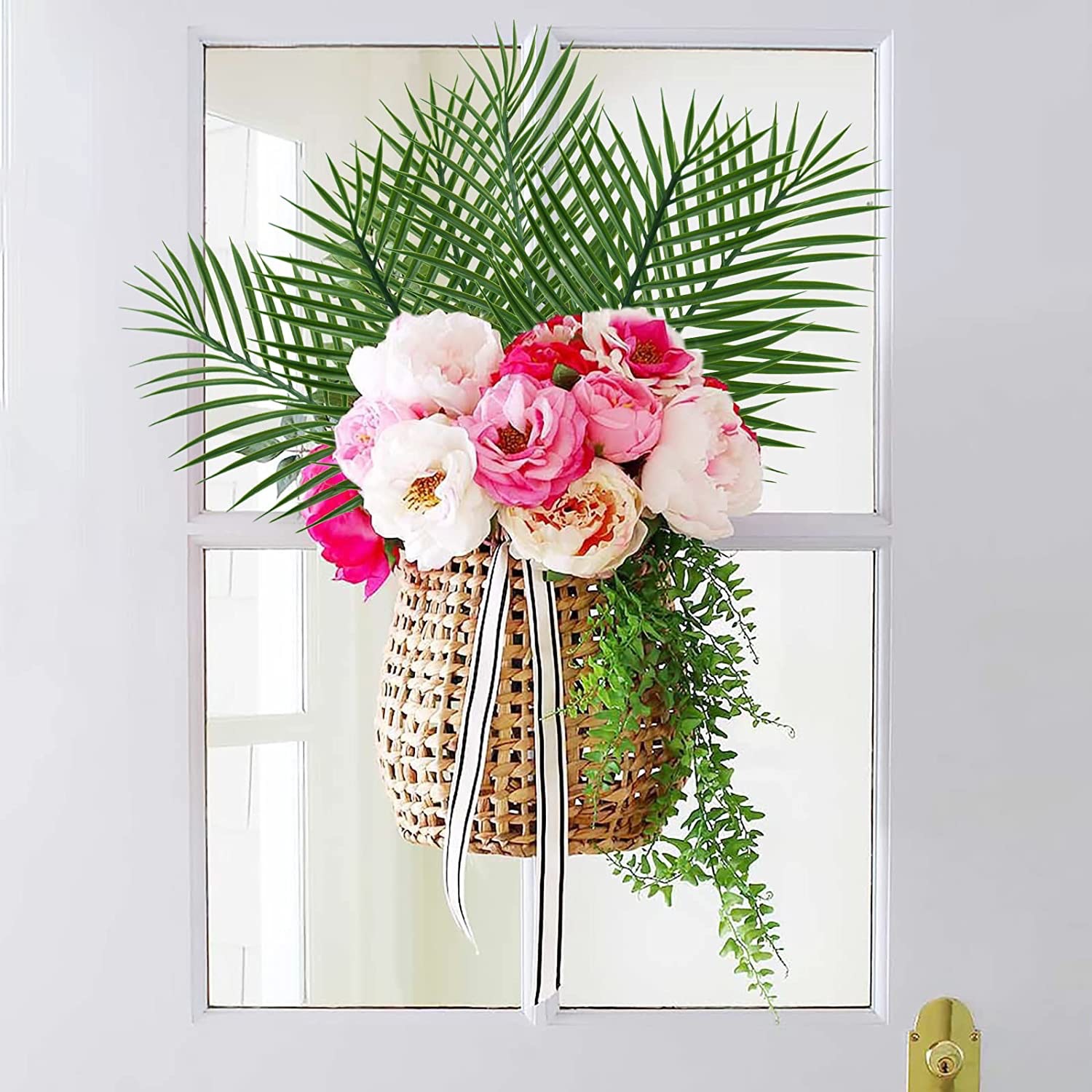 5pcs Golden Artificial Palm Le - Florist Supply Vases recensione e prezzo