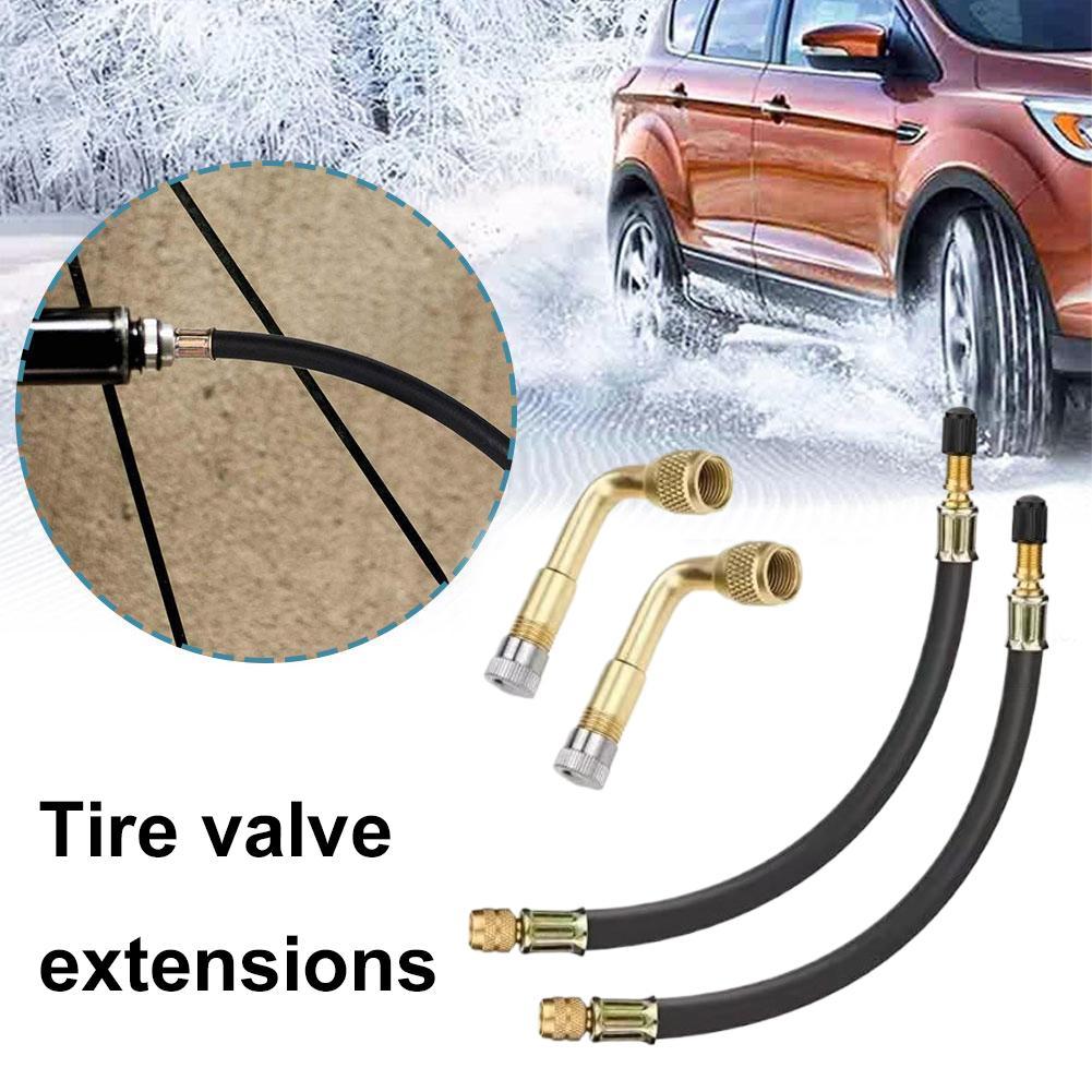Tire Inflator Hose Extension T - Stem Extender Tube recensione e prezzo