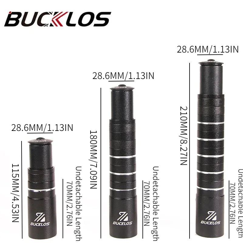 BUCKLOS Bicycle Fork Stem Rise - Stem Extender Tube recensione e prezzo