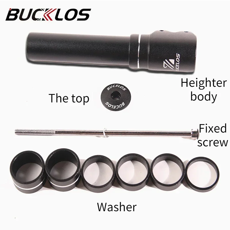 BUCKLOS Bicycle Fork Stem Rise - Stem Extender Tube recensione e prezzo