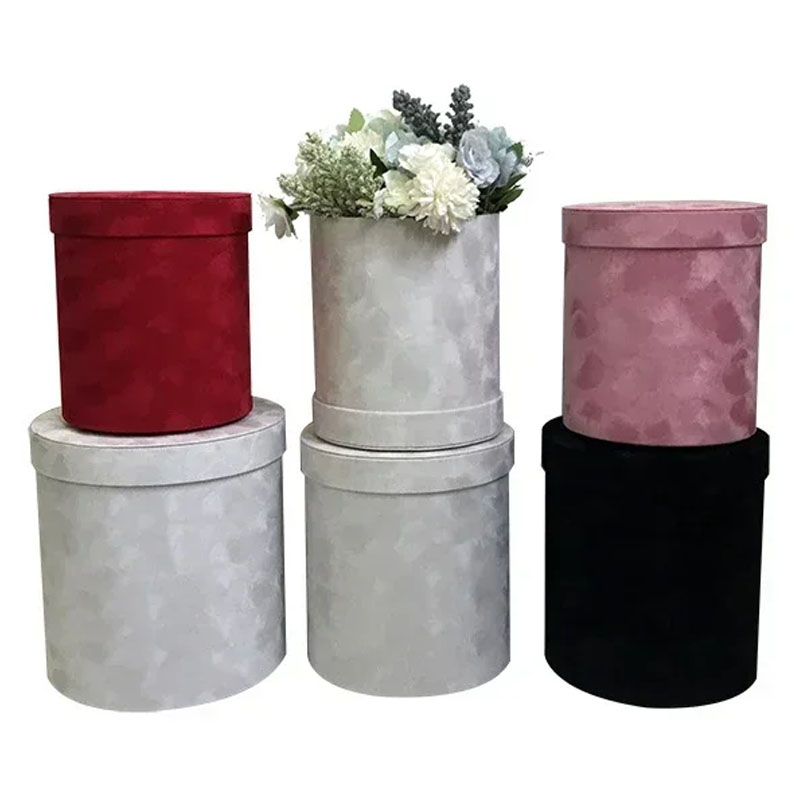 3Pcs/Set Velvet Gift Box Round - Florist Supply Buckets recensione e prezzo