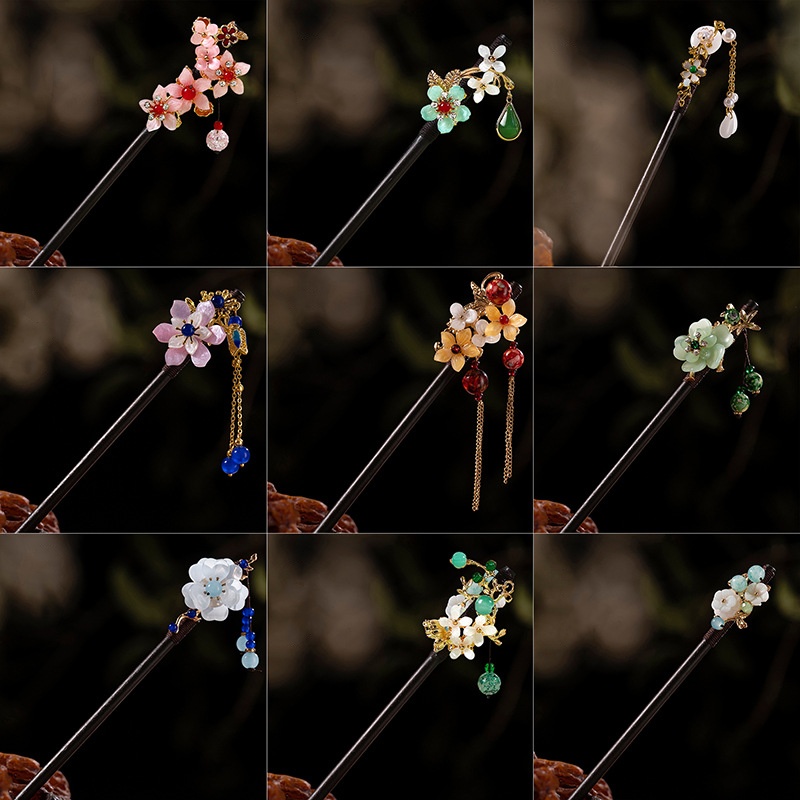 1Pc Wooden Hairpin Headdress f - Supply Florist recensione e prezzo
