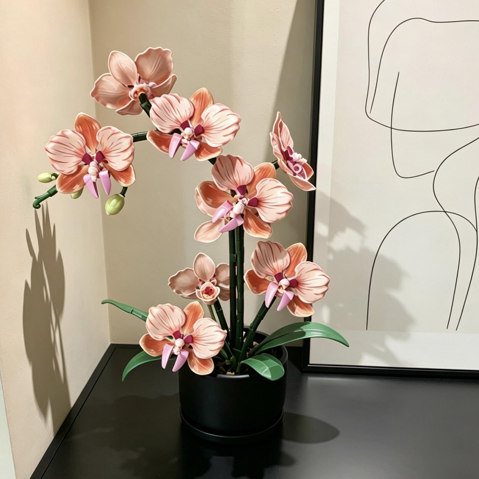 Orange Phalaenopsis Orchid Bui - Florist Supply Vases recensione e prezzo
