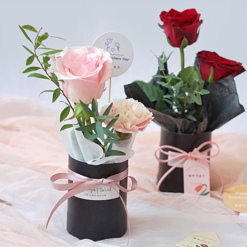 4pcs Mini Round Flower Box Gif - Florist Supply Buckets recensione e prezzo