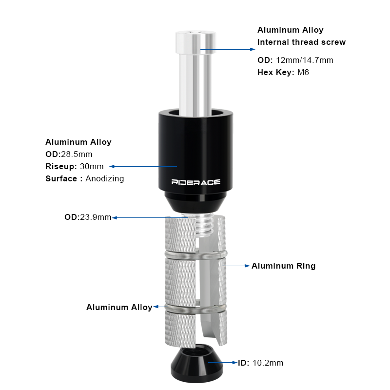 Bicycle Handlebar Stem Height  - Stem Extender Tube recensione e prezzo
