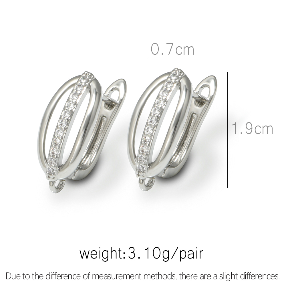 1 Pair 18K Gold Plated Brass C - Supply Florist recensione e prezzo
