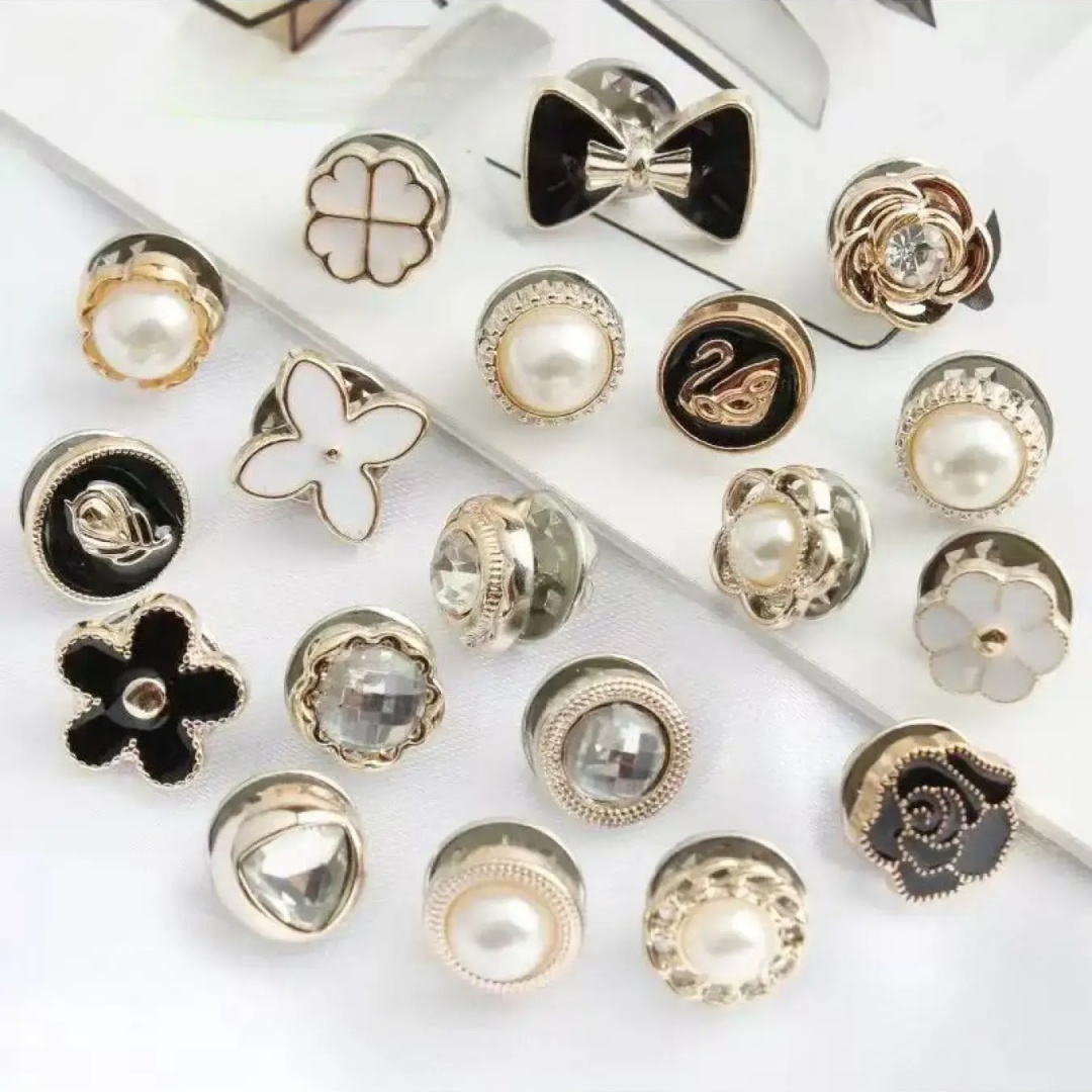 10 Counts Brooch Buttons for W - Flower Frog Pin recensione e prezzo