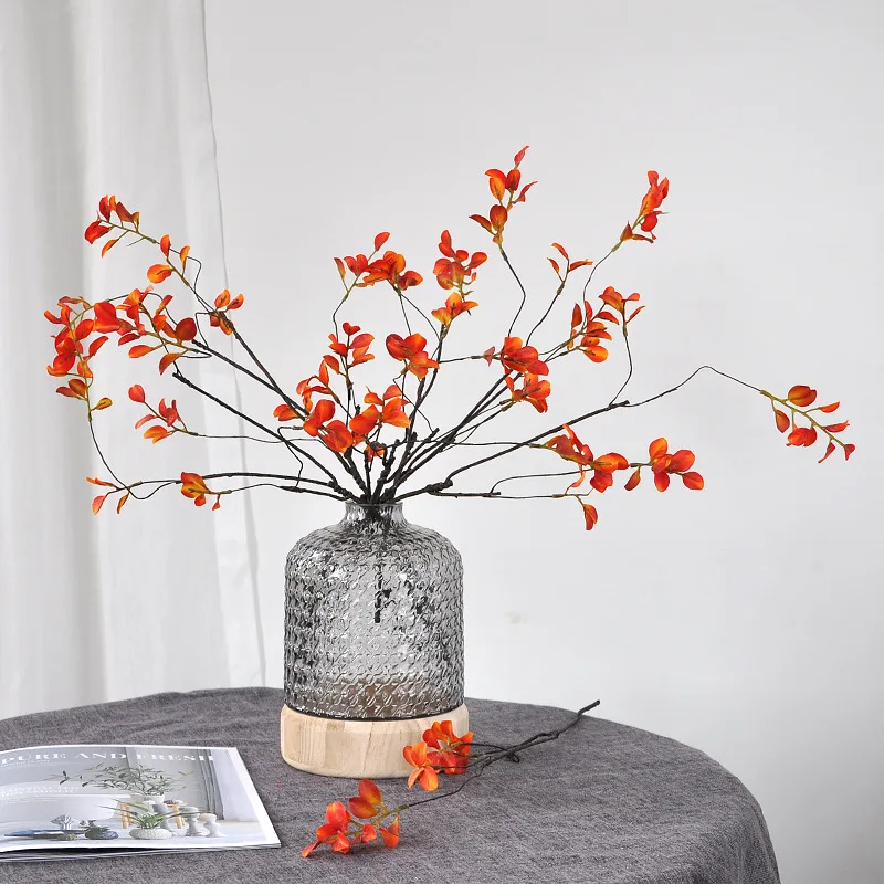 57cm Red Leaf Artificial Flowe - Florist Supply Vases recensione e prezzo