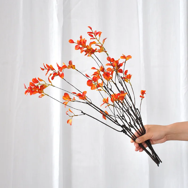 57cm Red Leaf Artificial Flowe - Florist Supply Vases recensione e prezzo