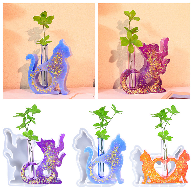 Cat Shaped Resin Molds Vase Si - Florist Supply Vases recensione e prezzo