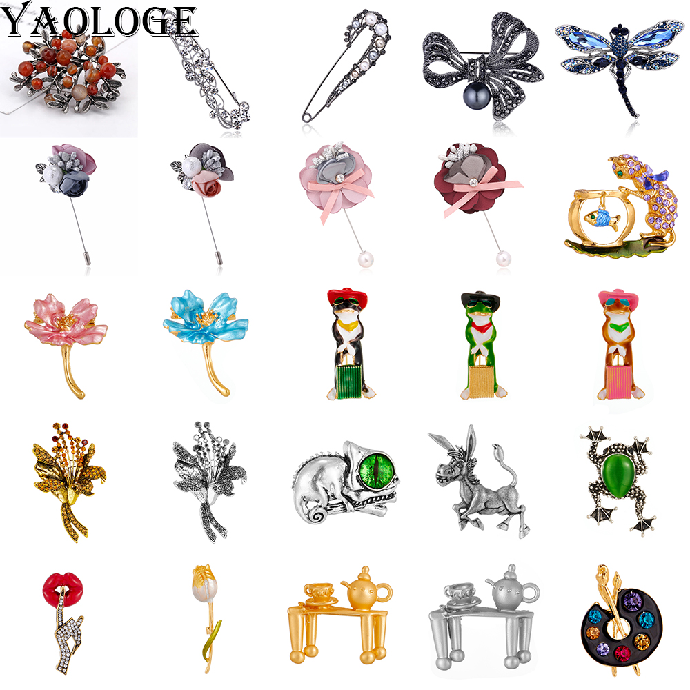 YAOLOGE Novel Chic Flower Broo - Flower Frog Pin recensione e prezzo