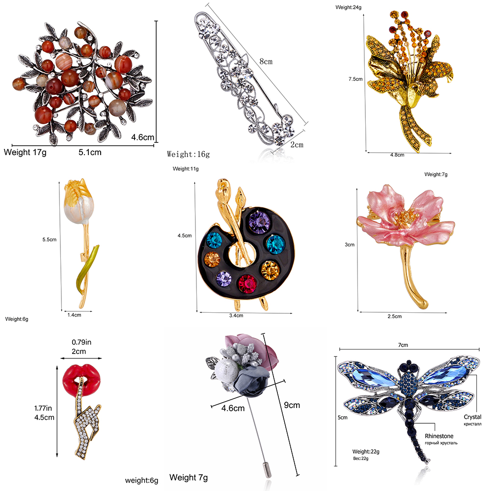 YAOLOGE Novel Chic Flower Broo - Flower Frog Pin recensione e prezzo