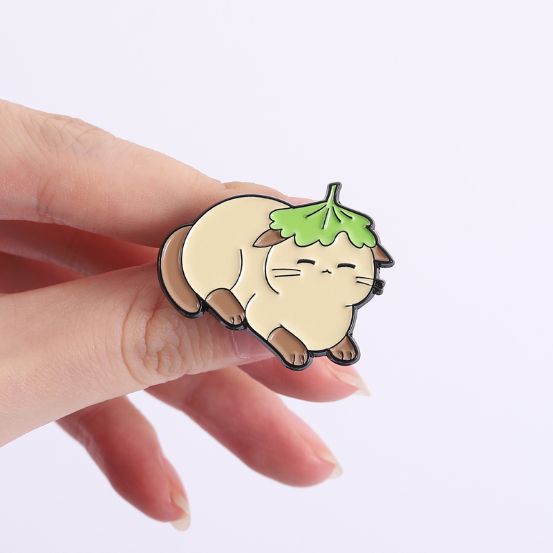 Flowers Leaf Hat Enamel Pins C - Flower Frog Pin recensione e prezzo