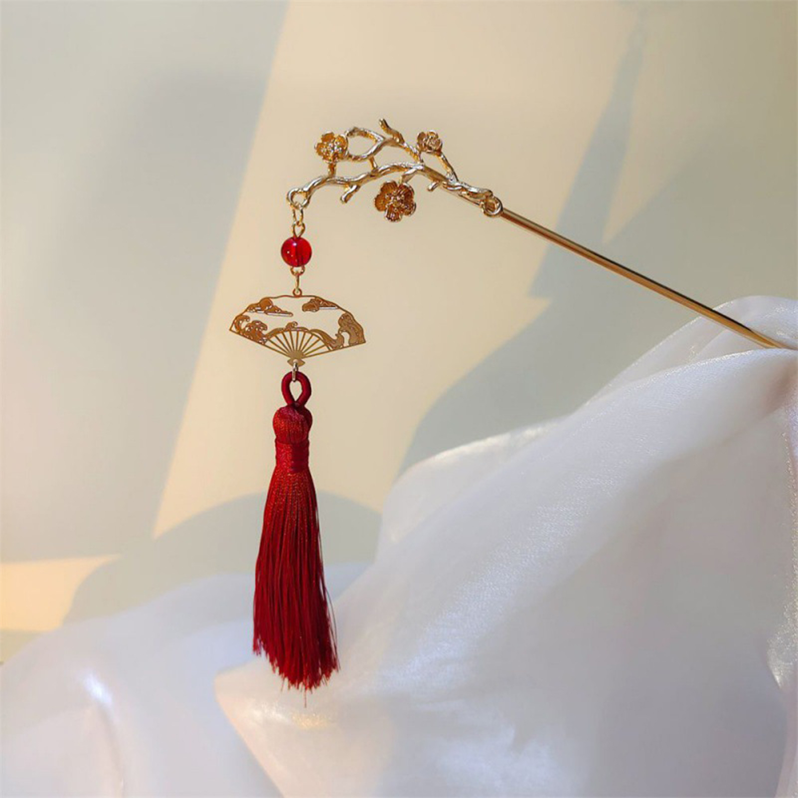 Retro Flower Tassel Hairpin Fo - Supply Florist recensione e prezzo