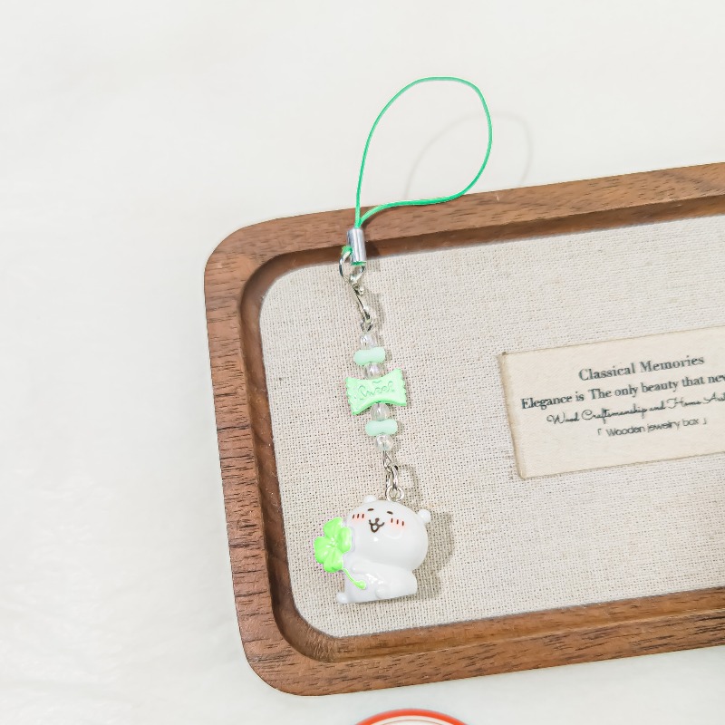 Cute Beaded Phone Strap Pink G - Supply Florist recensione e prezzo