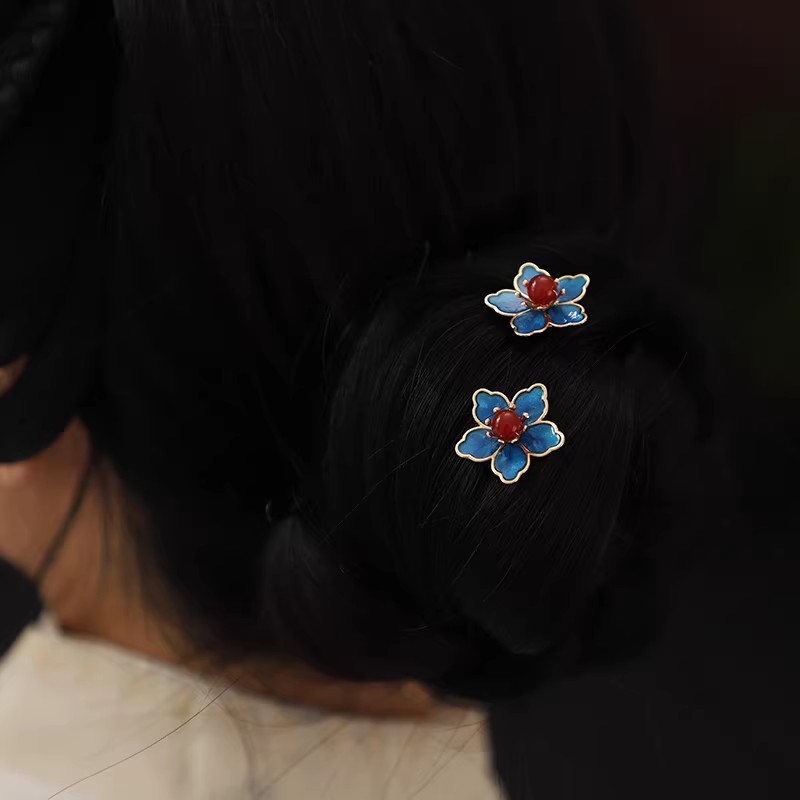 Blue Flower Ancient-Style Hanf - Supply Florist recensione e prezzo