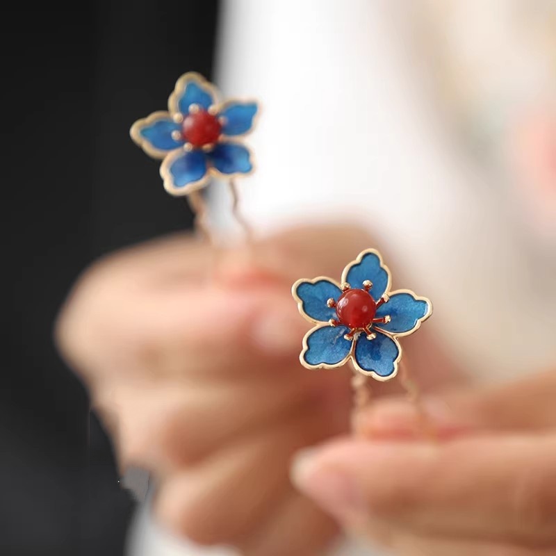 Blue Flower Ancient-Style Hanf - Supply Florist recensione e prezzo