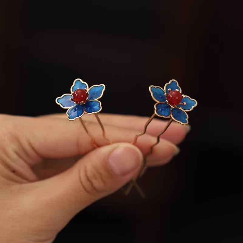 Blue Flower Ancient-Style Hanf - Supply Florist recensione e prezzo