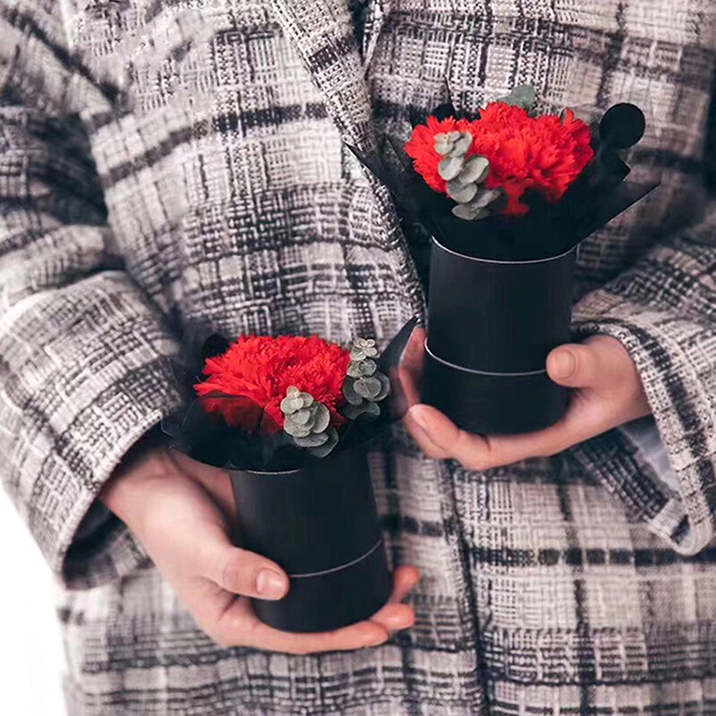 Round Flower Paper Box With Li - Florist Supply Buckets recensione e prezzo