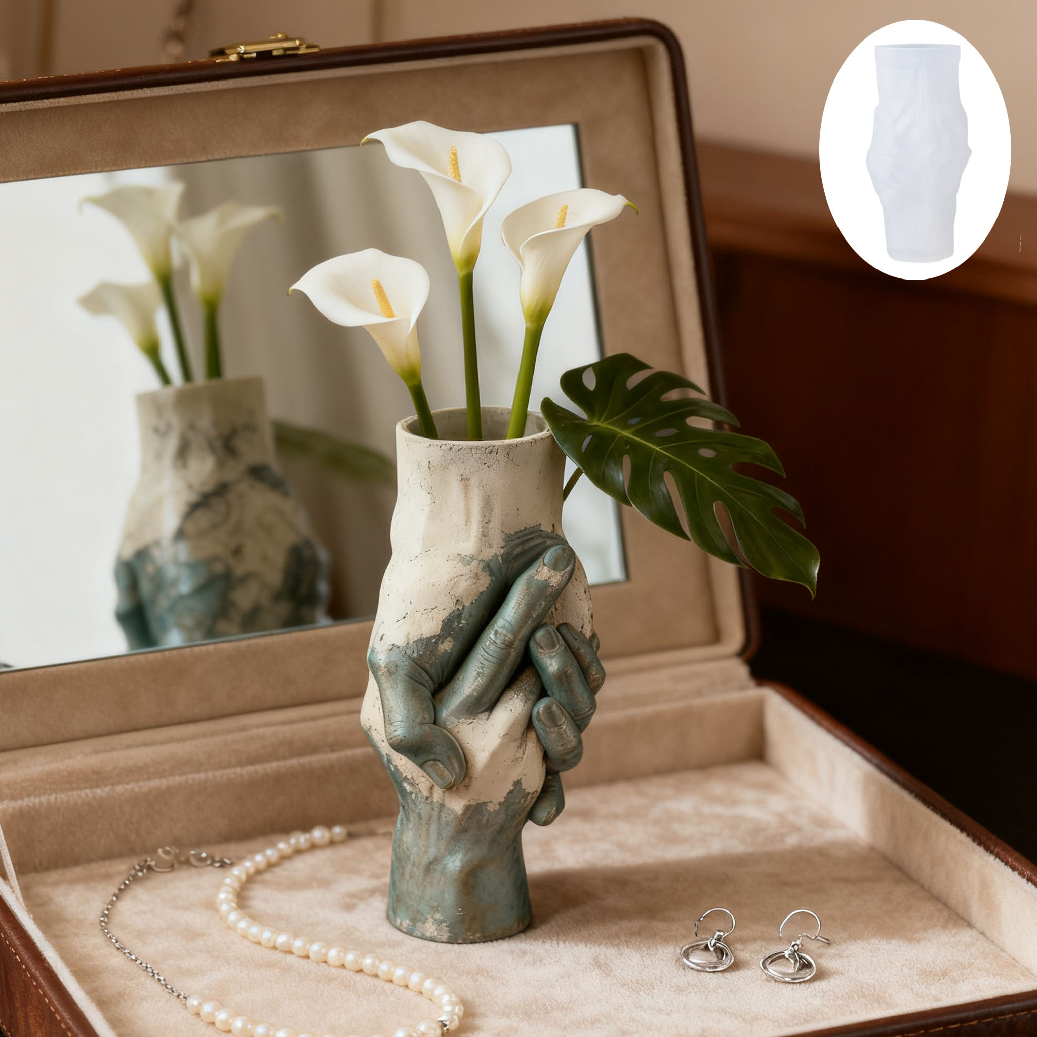 Artistic Hand-in-Hand Vase Sil - Florist Supply Vases recensione e prezzo