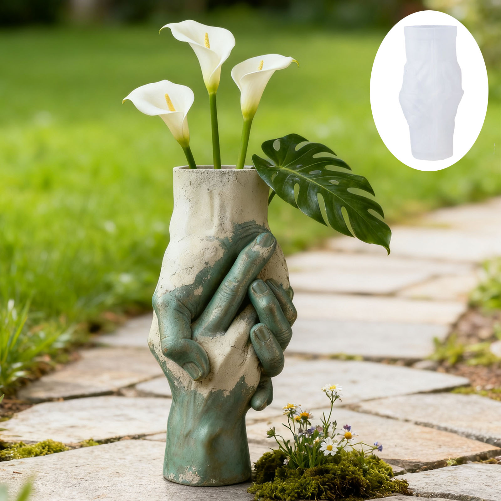 Artistic Hand-in-Hand Vase Sil - Florist Supply Vases recensione e prezzo