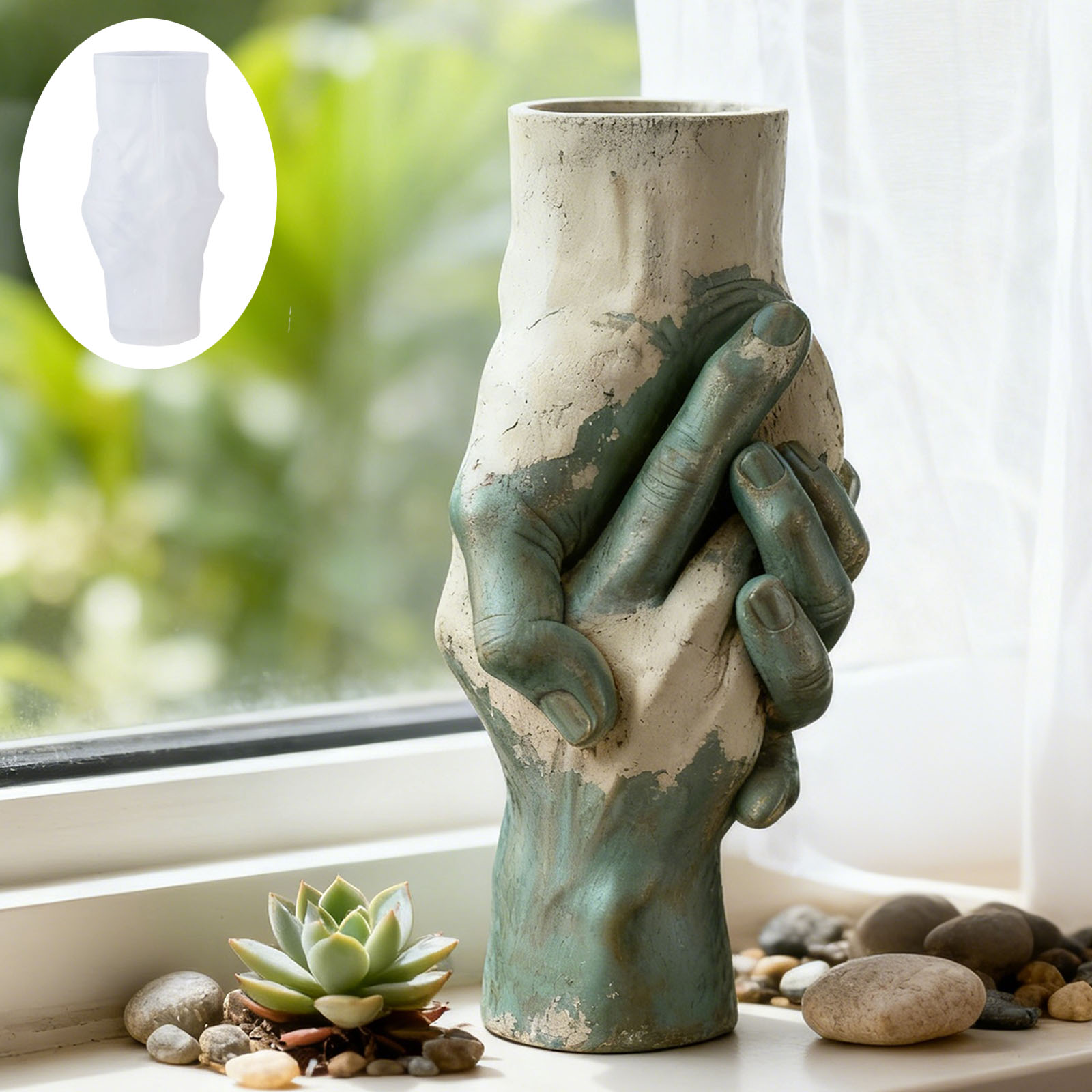 Artistic Hand-in-Hand Vase Sil - Florist Supply Vases recensione e prezzo