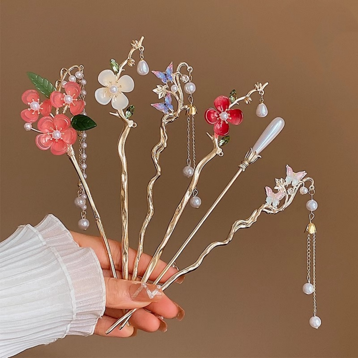 2025 New Flower Hairpin For Wo - Supply Florist recensione e prezzo