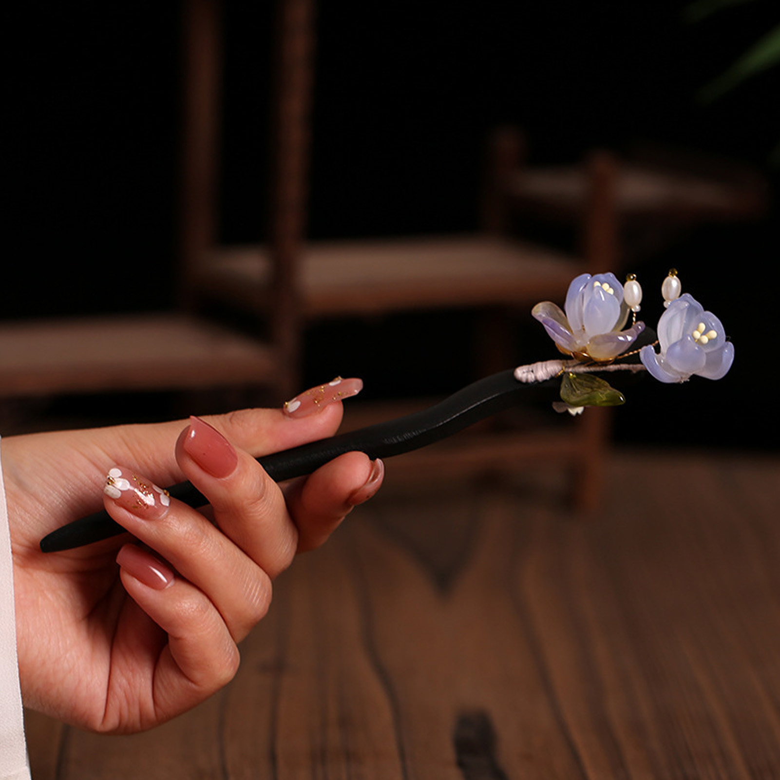 Vintage Wooden Flower Hairpin  - Supply Florist recensione e prezzo