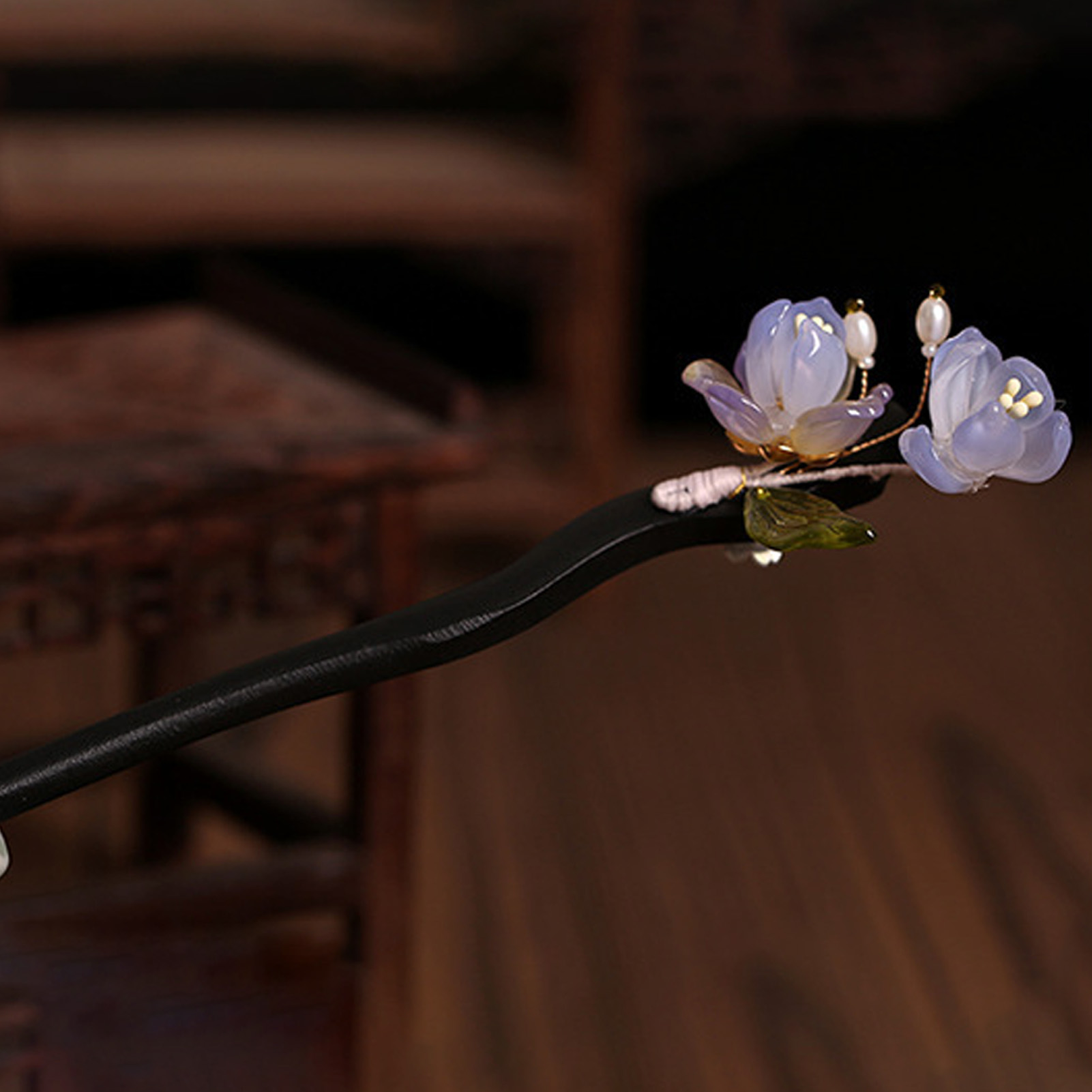 Vintage Wooden Flower Hairpin  - Supply Florist recensione e prezzo