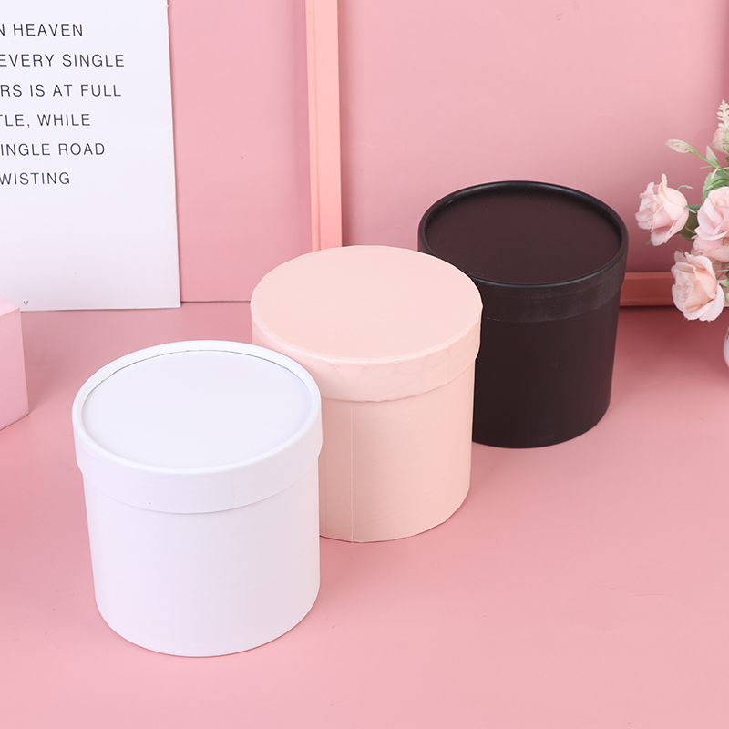 1PC Round Flower Paper Gift Bo - Florist Supply Buckets recensione e prezzo